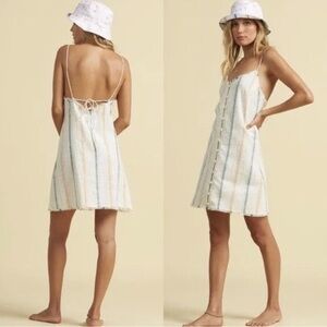 NWT Salty Blonde x Billabong Summer Stripes Dress